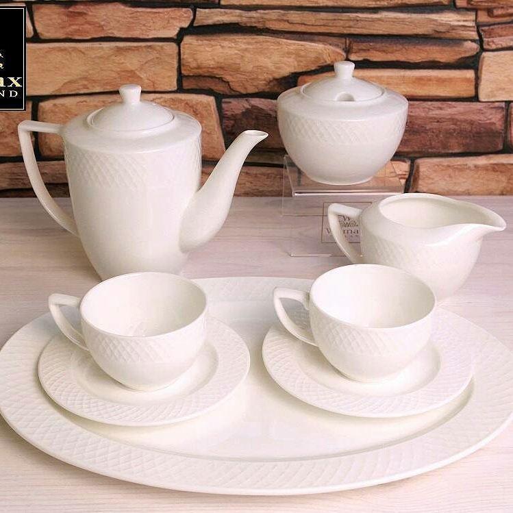 Julia Porcelain Cup and Saucer (Set of 6)