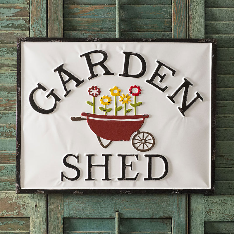 Garden Shed Metal Sign