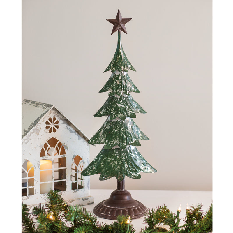Metal Christmas Tree with Star