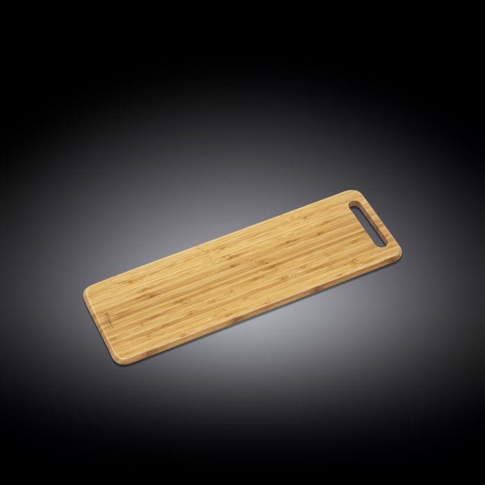 Natural Bamboo Long Serving Boards, Set of 3, 23.6"