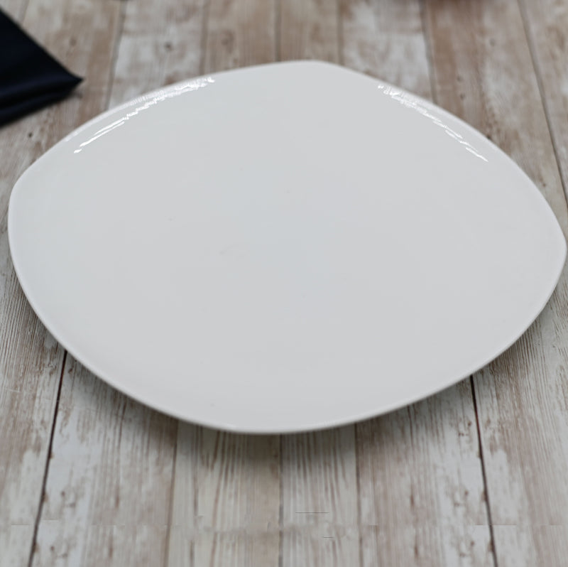 Set of 3 Fine Porcelain Square Platters
