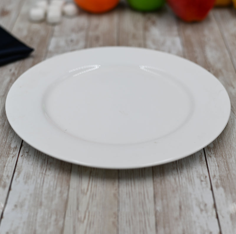 Set of 6 Fine Porcelain Dinner Plates 9" 