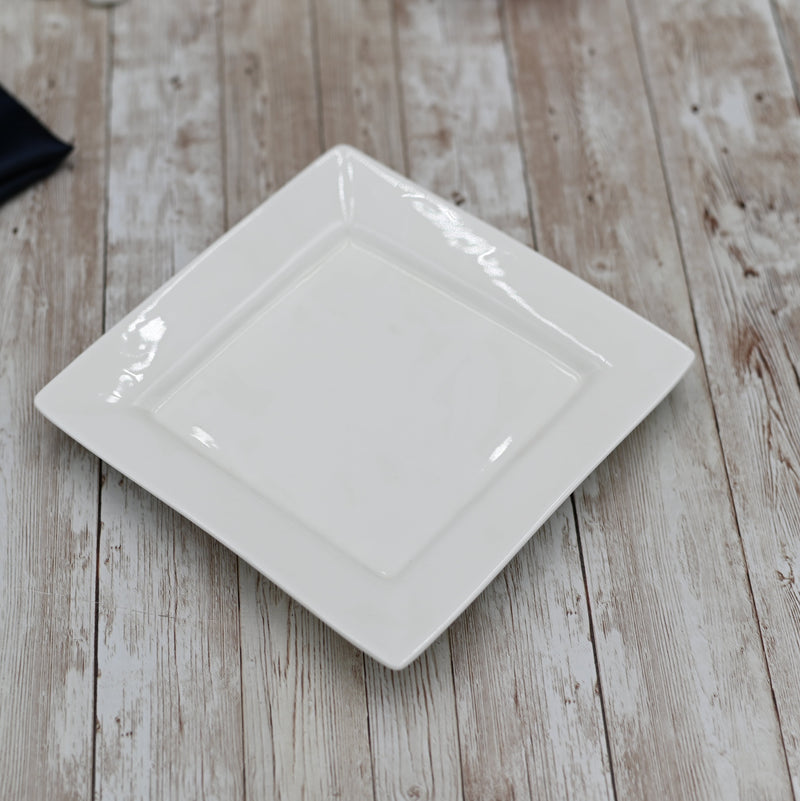 Set of 3 Fine Porcelain Square Plates 