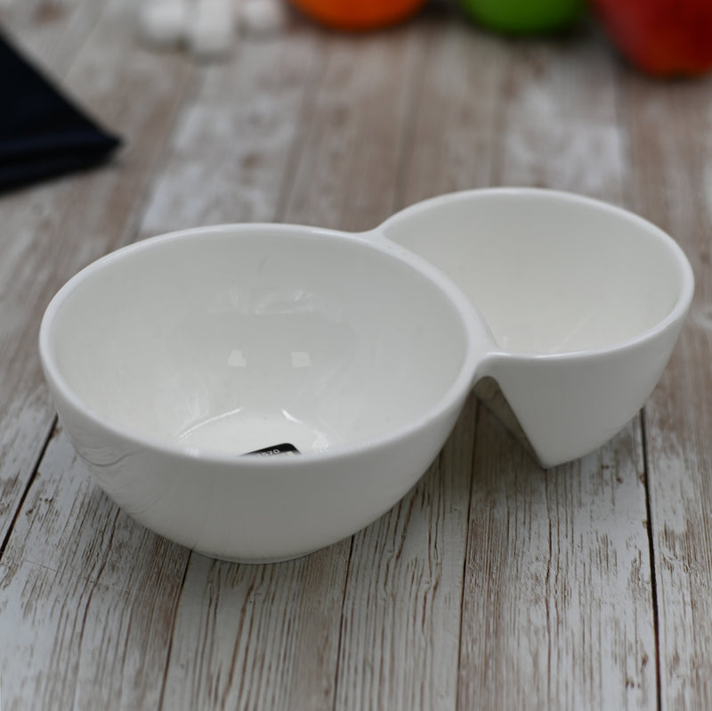 Set of 6 Fine Porcelain Dishes 5" x 3"