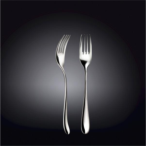 Set of  24 High Polish Stainless Steel Dinner 8" Forks