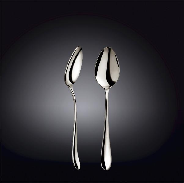 Set of  24 High Polish Stainless Steel Dessert Spoons