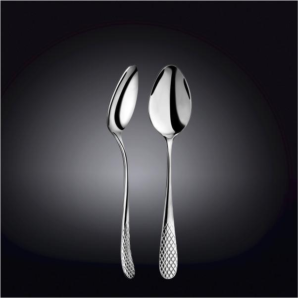 High Polish Stainless Steel Dinner Spoons, Set of 6