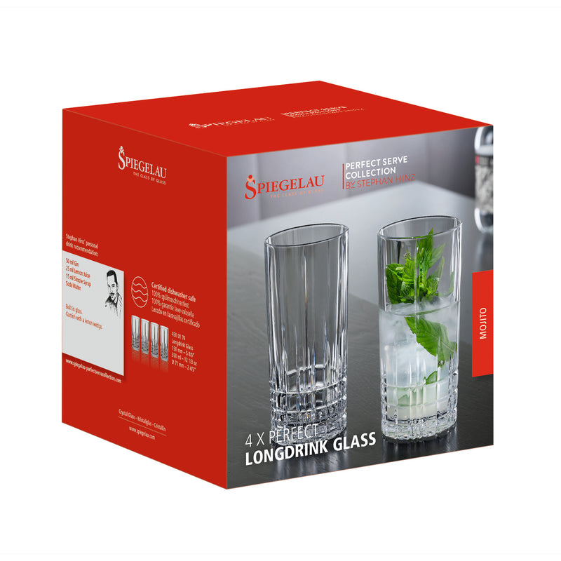 Spiegelau 12.3 oz Perfect Longdrink Glass (Set of 4)