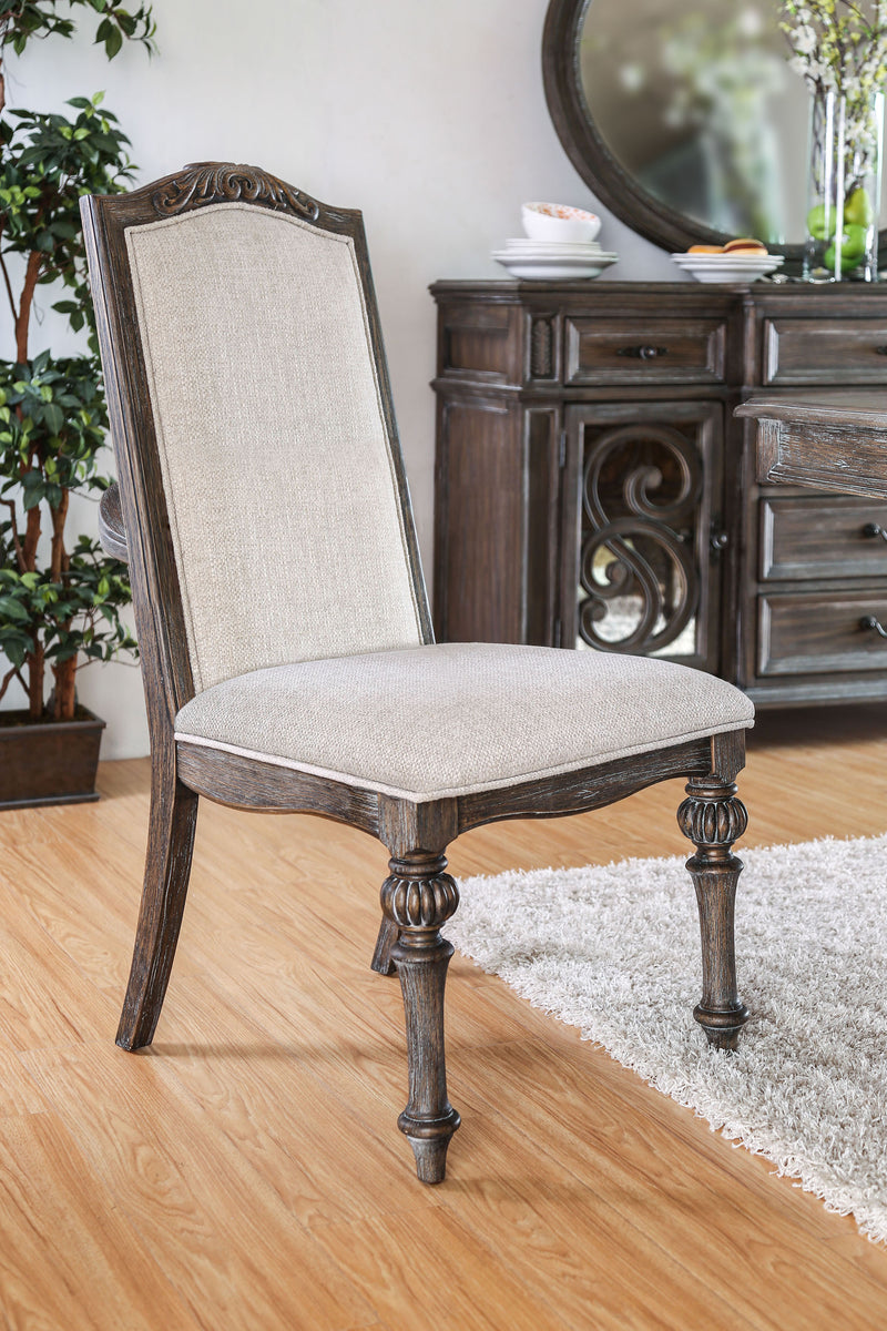 Dana Rustic Style Side Chair (Set of 2)