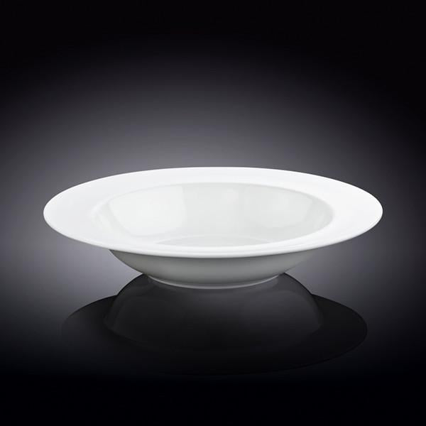 Set of 6 Fine Porcelain Deep Plates 9"