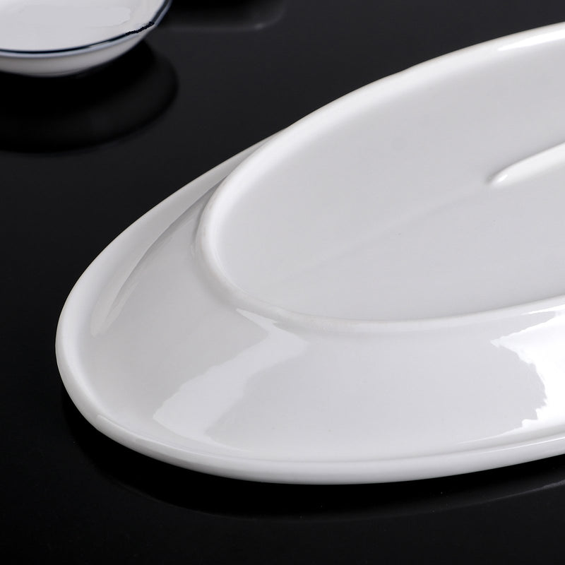 Set of 3 Fine Porcelain Oval Platter 14.5"