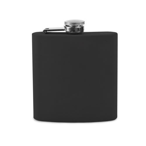 Black Soft Touch Flask 